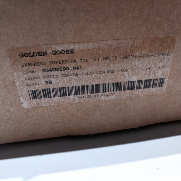 NEW!🌟Golden Goose💯Leather Superstar Sneakers - Picture 13 of 14